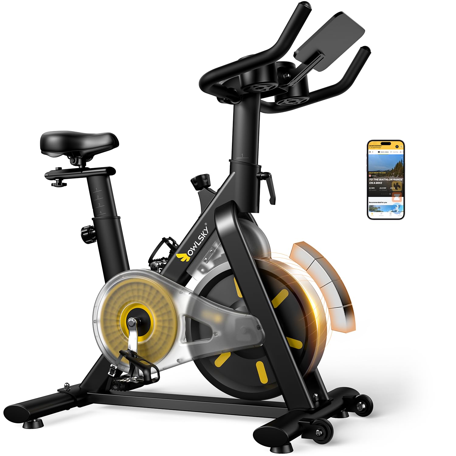 Exercise Bike Magnetic Resistance - Sepeda Stasioner dengan Resistensi Magnetik 300