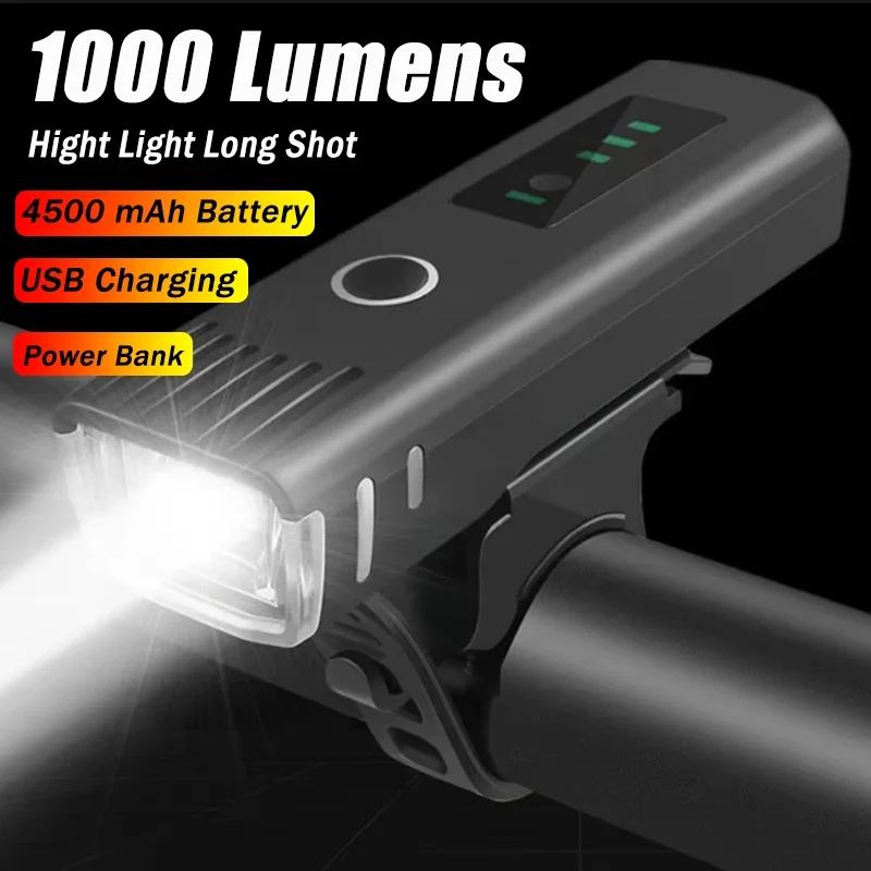 Rechargeable Bicycle Headlight 1000 Lumen - Lampu Depan Sepeda 1000 Lumens, Lampu