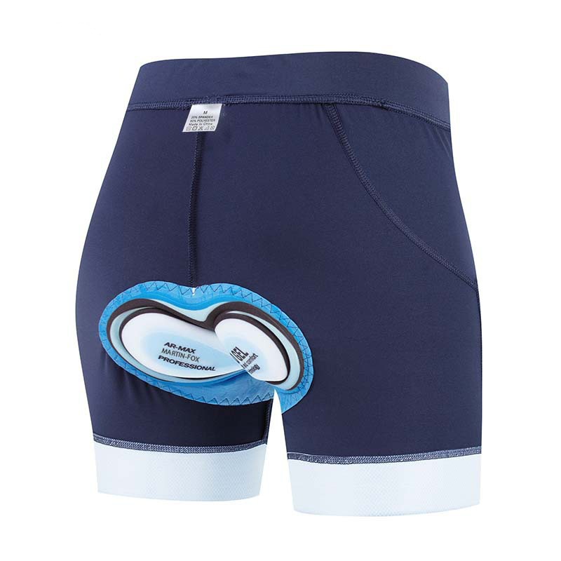 Padded Cycling Shorts 5D Gel - Celana Pendek Bersepeda Wanita, Bahan Bernapas