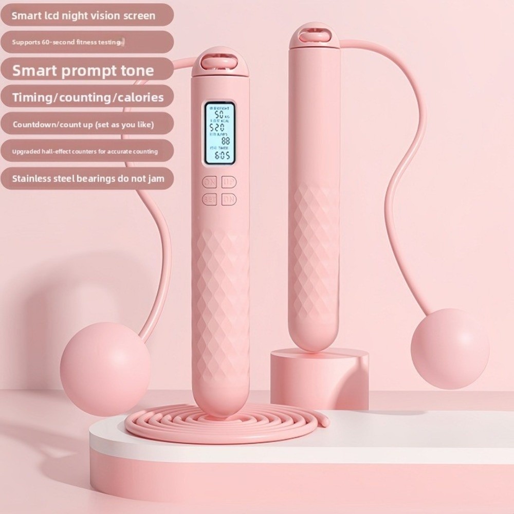 Smart Jump Rope Digital Counter - Tali Lompat Tanpa Kabel yang Berguna