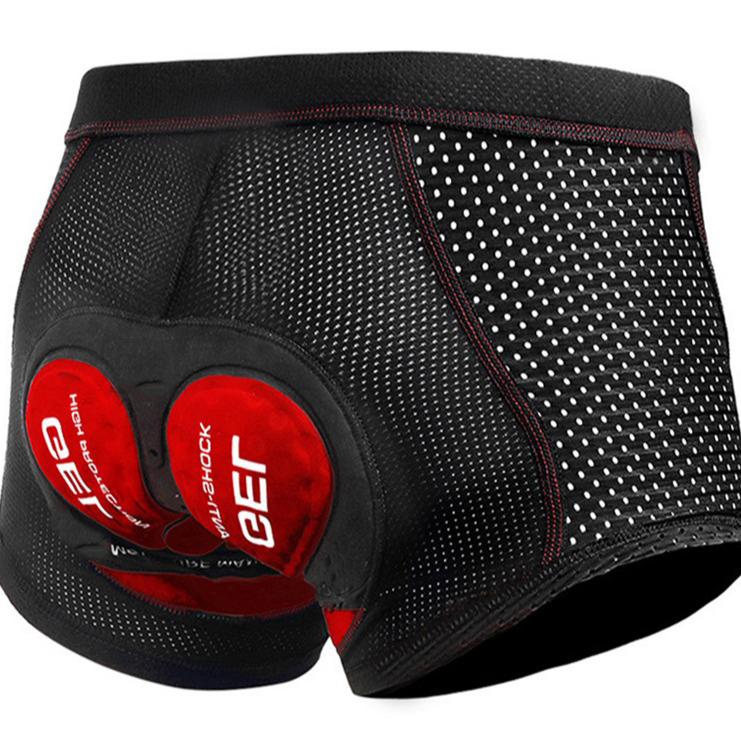 Padded Cycling Shorts 5D Gel - Celana Pendek Bersepeda Bahan Mesh Bernapas