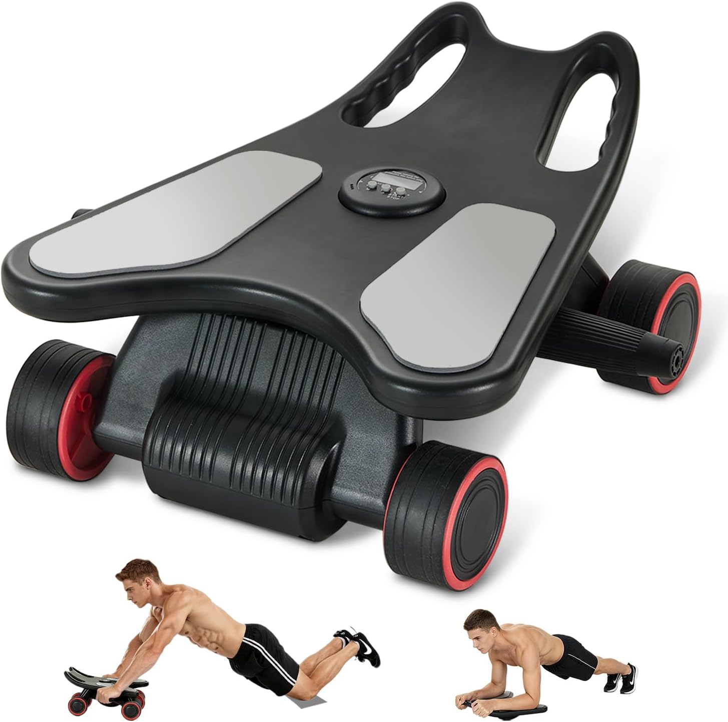 Ab Roller Wheel With Elbow Support - Roda Ab Roller, Ab Roller, Ab