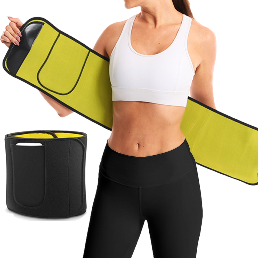 Sweat Waist Trainer Belt Neoprene - Sabuk Pelangsing Pinggang Sauna Wanita, Korset