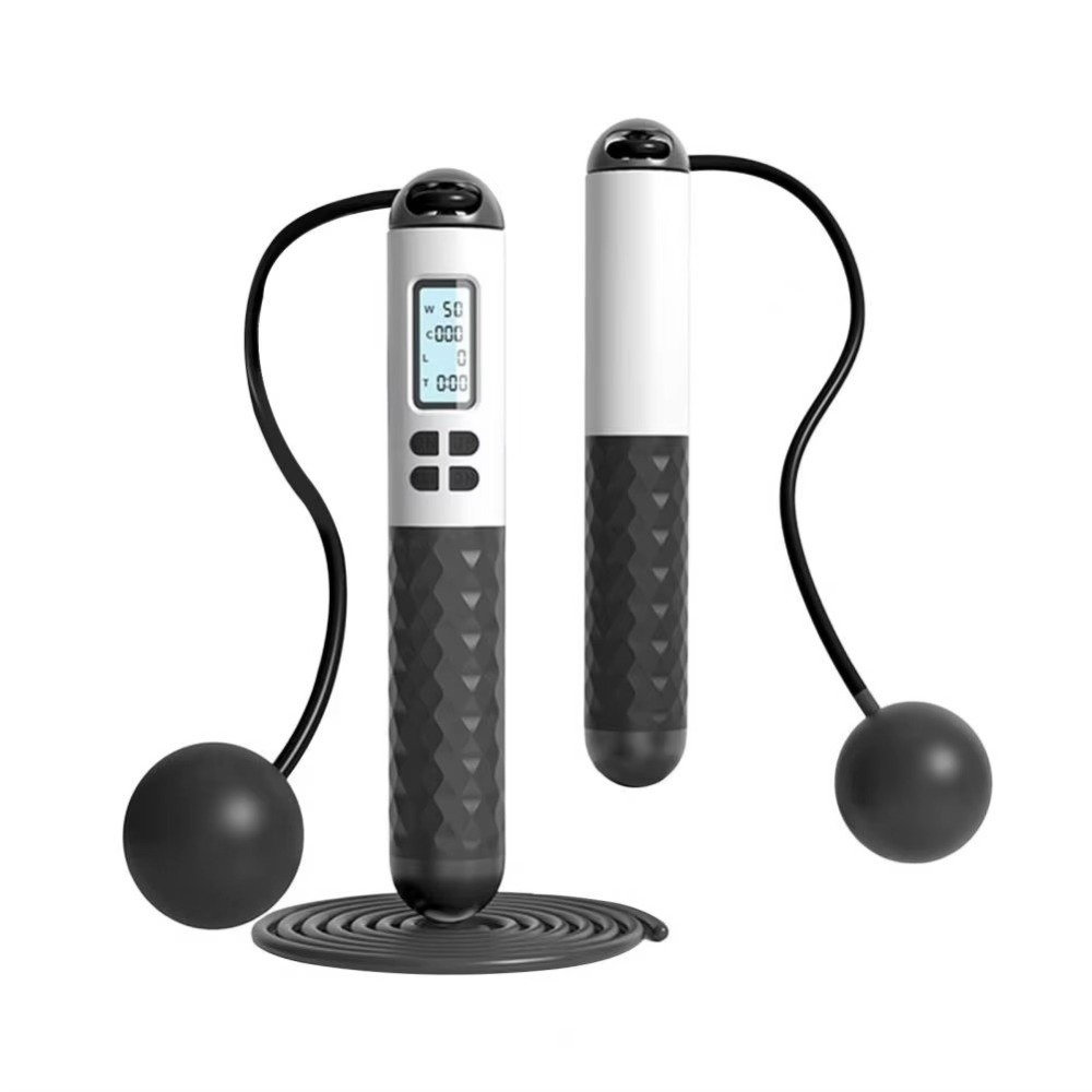 Smart Jump Rope Digital Counter - Tali Lompat Tanpa Kabel Anti-Selip untuk