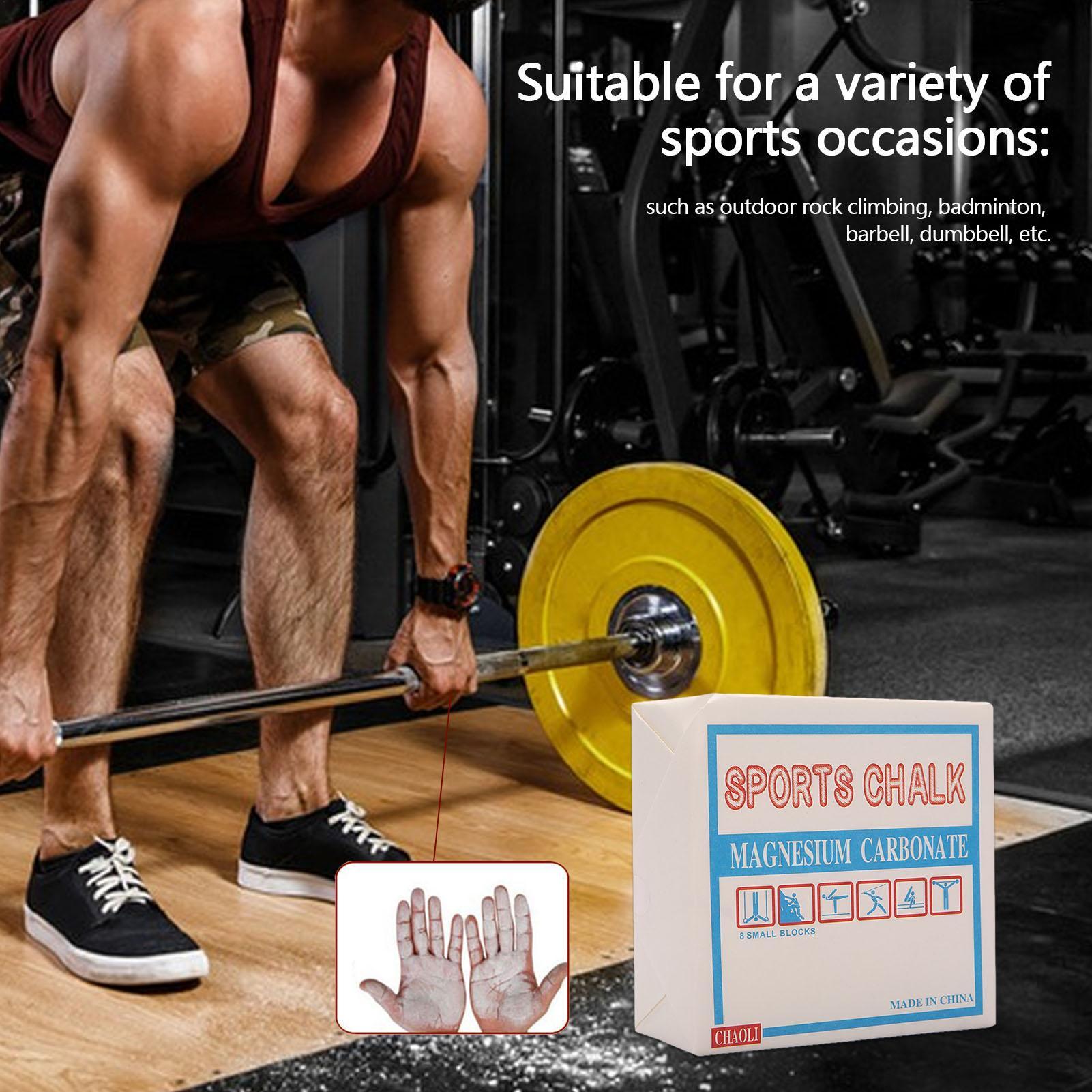 Gym Chalk Block Grip - Blok Kapur Anti-Selip Tahan Keringat Untuk