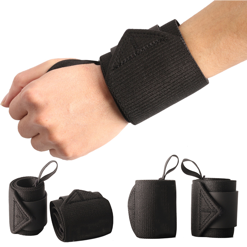 Wrist Wraps Weightlifting Support - Penyangga Pergelangan Tangan Berbantalan Keras untuk