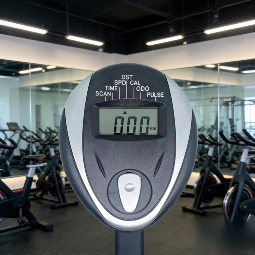Exercise Bike Magnetic Resistance - Layar LCD ABS Hitam Untuk Sepeda