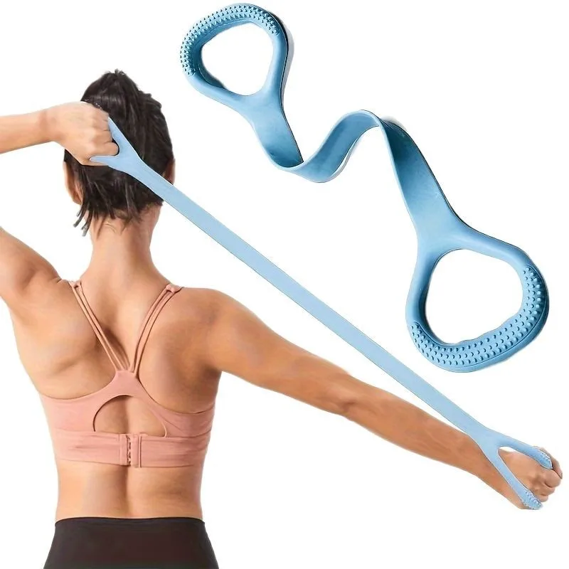 Pilates Bar Kit With Resistance Bands - Peralatan Terapi Fisik Yoga Pilates, Tali