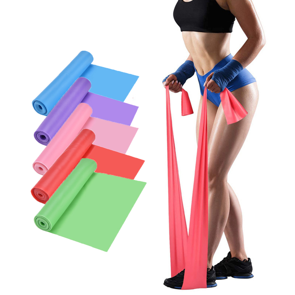 Pilates Bar Kit With Resistance Bands - Tali resistensi olahraga Yoga, aksesori Yoga