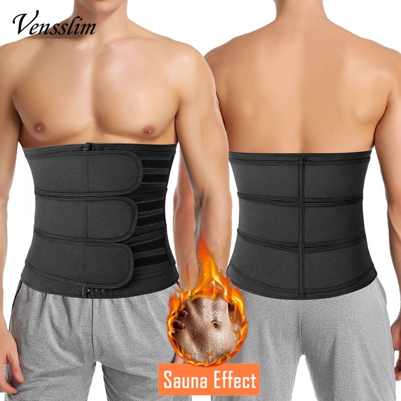 Sweat Waist Trainer Belt Neoprene - Vensslim Korset Pelangsing Perut Pria, Sabuk