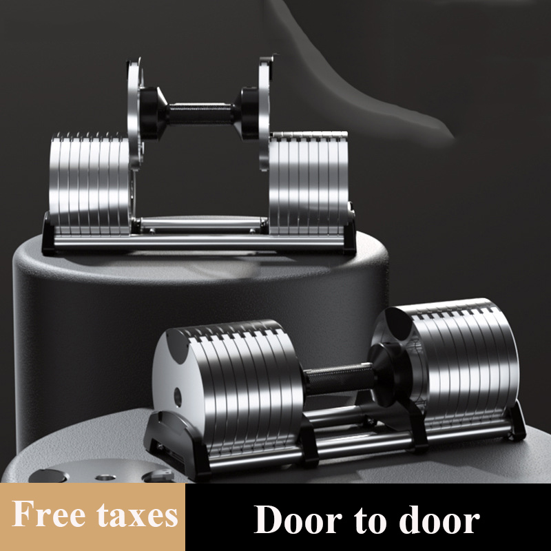 Adjustable Dumbbell Pair 40Kg - Peralatan Angkat Beban yang Dapat Disesuaikan