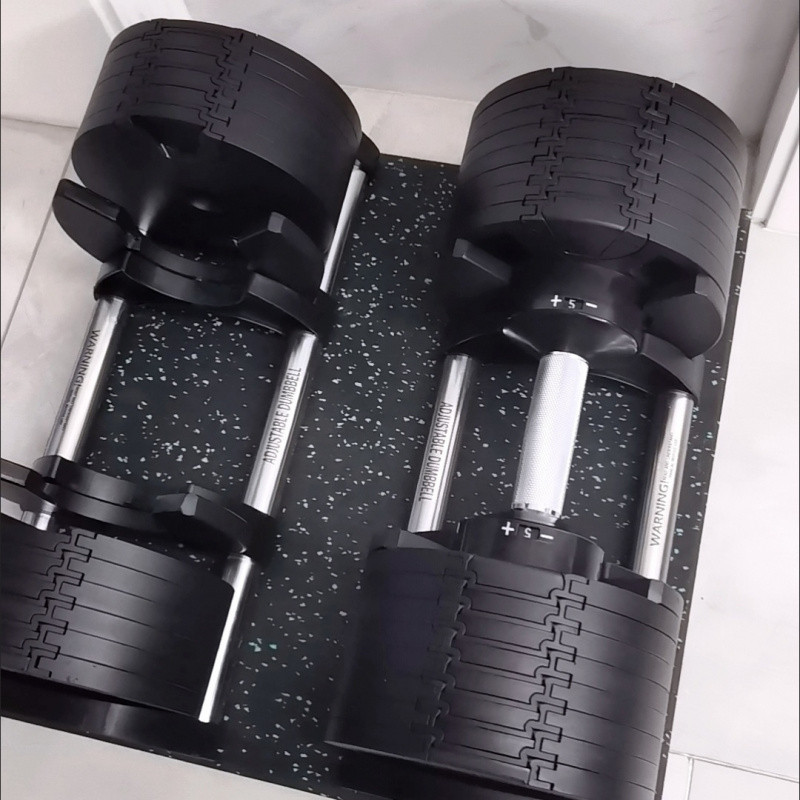 Adjustable Dumbbell Pair 40Kg - Dumbbell Adjustable 24kg 32kg 36kg Terlaris,
