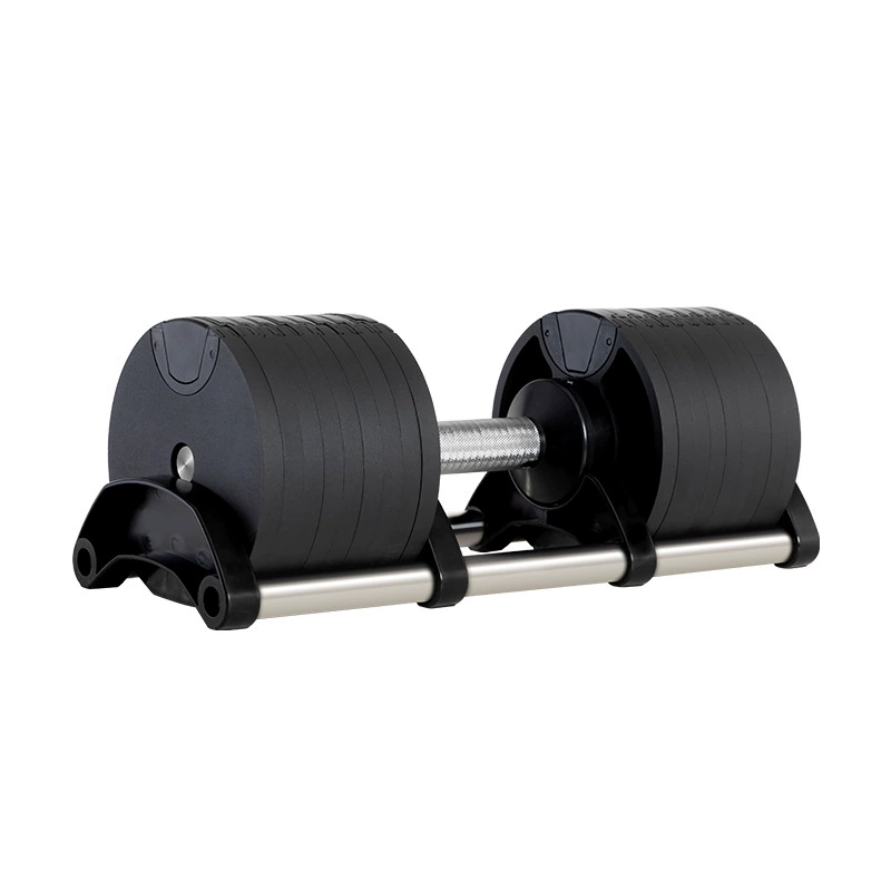 Adjustable Dumbbell Pair 40Kg - Dumbbell besi cor berlapis untuk kebugaran