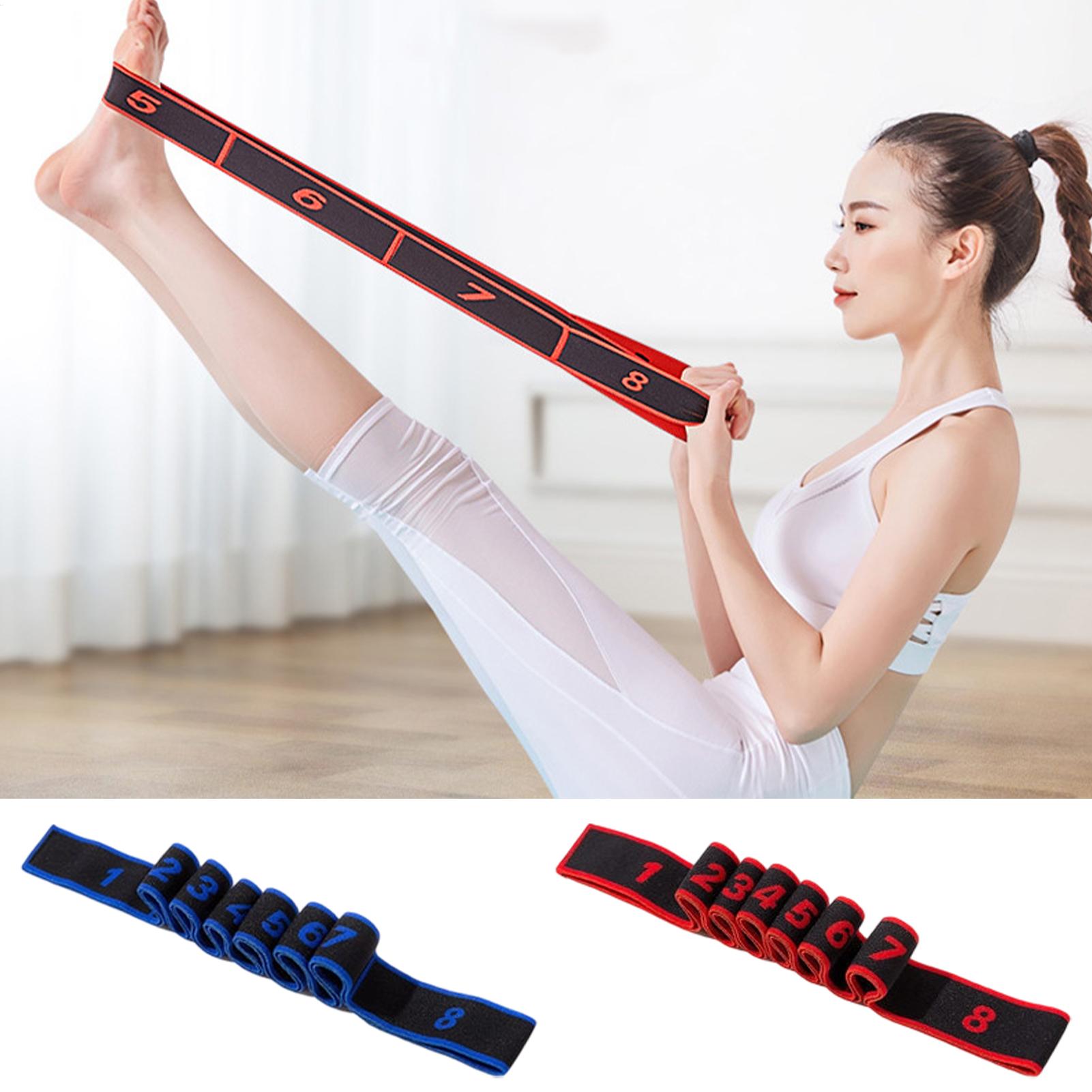 Pilates Bar Kit With Resistance Bands - Tali Peregangan Yoga Elastis Portabel Anti