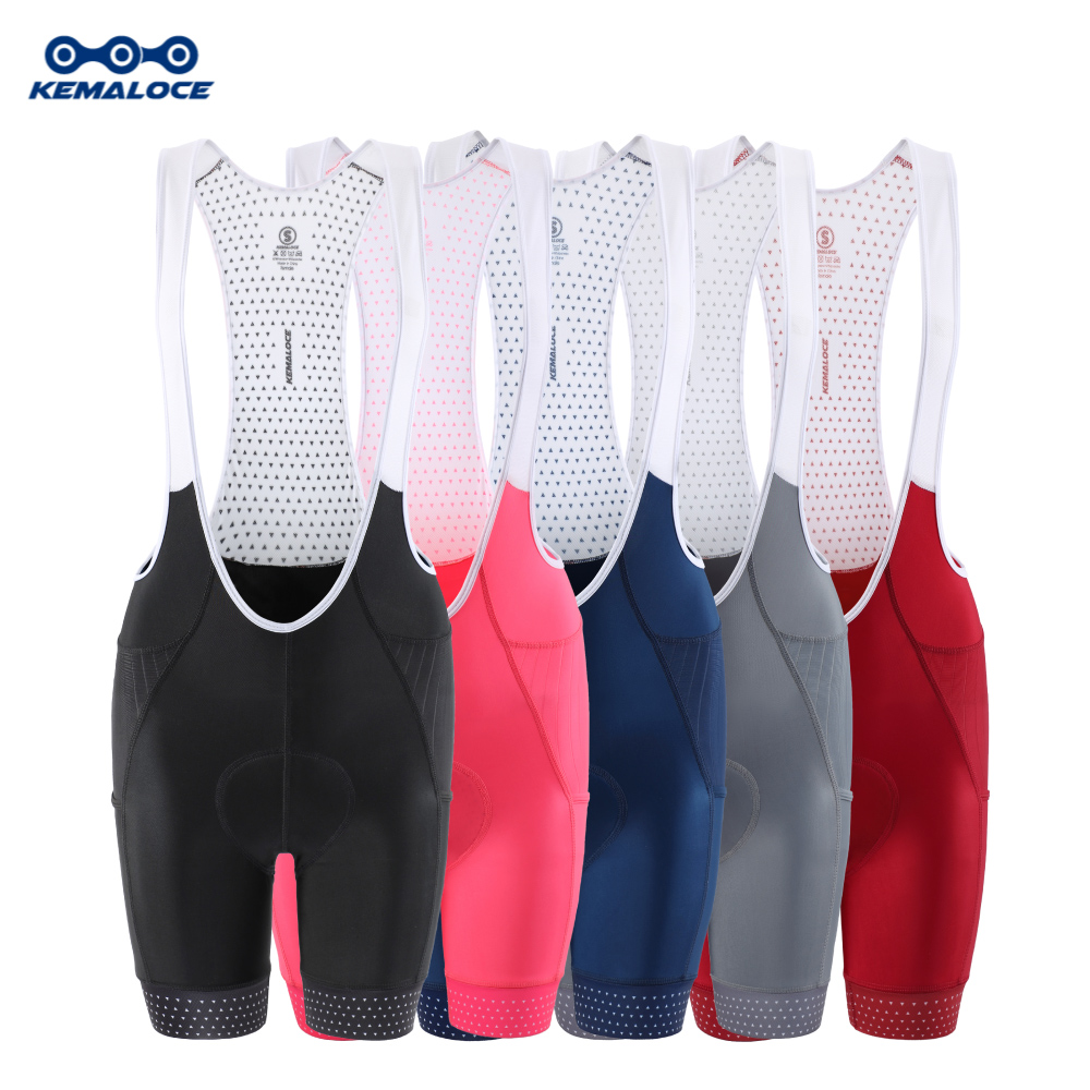 Padded Cycling Shorts 5D Gel - KEMALOCE celana pendek Bib bersepeda wanita,