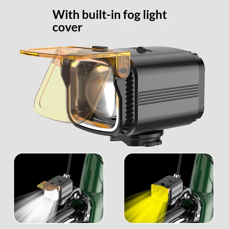 Rechargeable Bicycle Headlight 1000 Lumen - OFFBONDAGE Lampu Sepeda Lipat Brompton Lampu