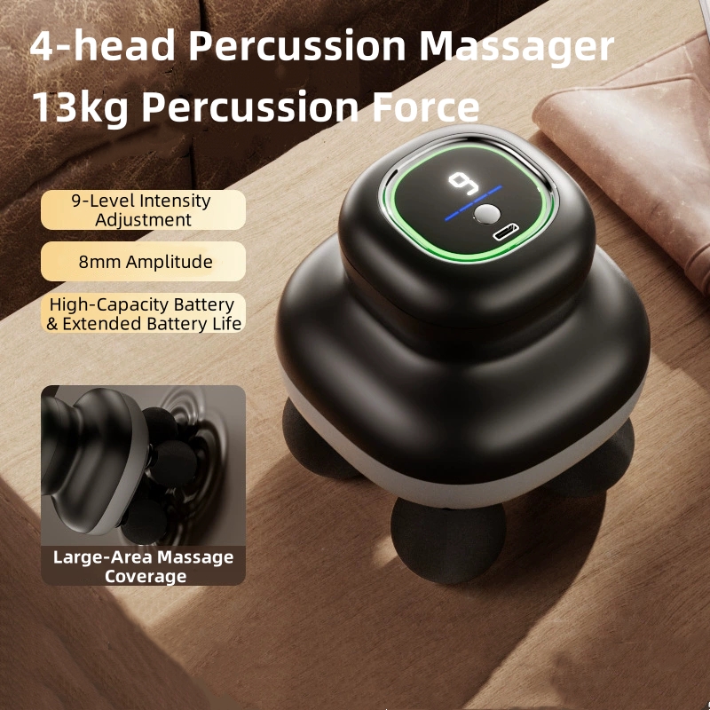 Electric Massage Gun Deep Tissue - Alat Pijat Otot Profesional Pistol Fasia