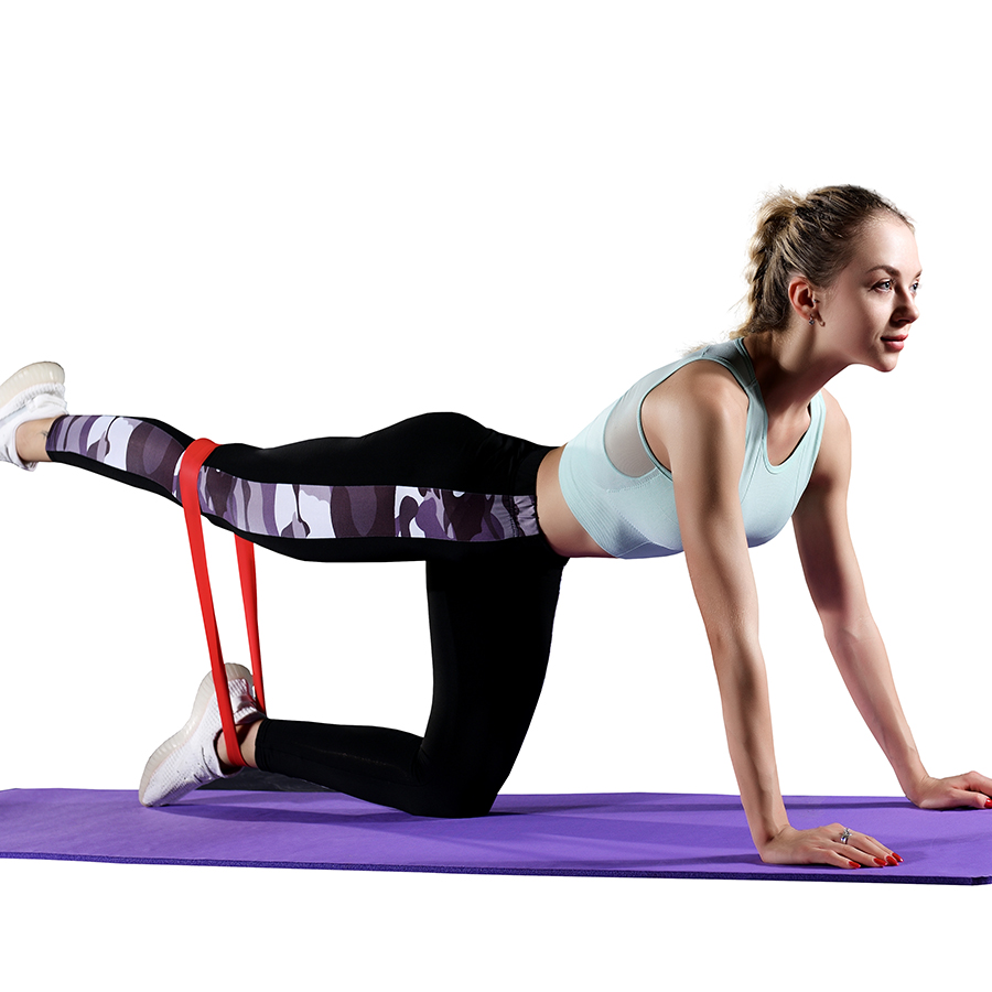 Pita Latihan Karet Elastis unt - Pilates Bar Kit With Resistance Bands ulasan dan harga