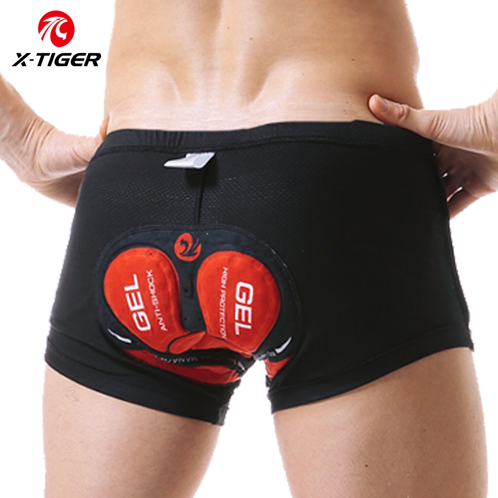 X-tiger celana pendek berseped - Padded Cycling Shorts 5D Gel ulasan dan harga