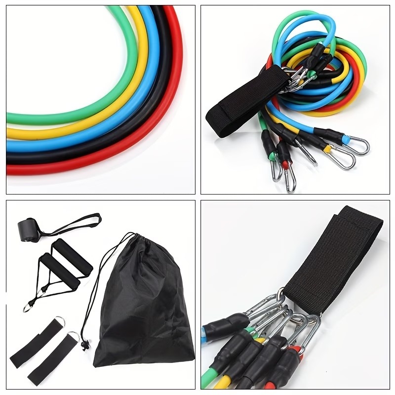 Set Resistance Band dengan Pen - Pilates Bar Kit With Resistance Bands ulasan dan harga