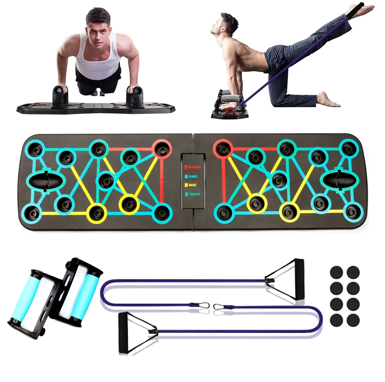 Papan Push Up Multifungsi Lipa - Push Up Board Foldable Multi Function ulasan dan harga