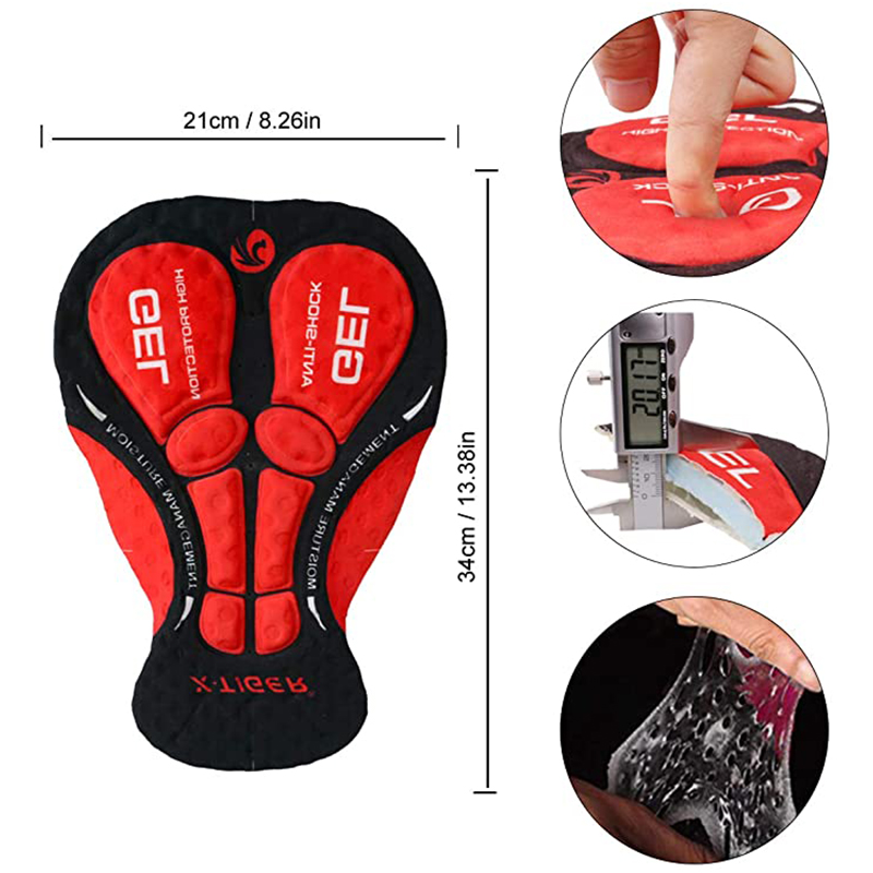 X-tiger Celana Pendek Berseped - Padded Cycling Shorts 5D Gel ulasan dan harga