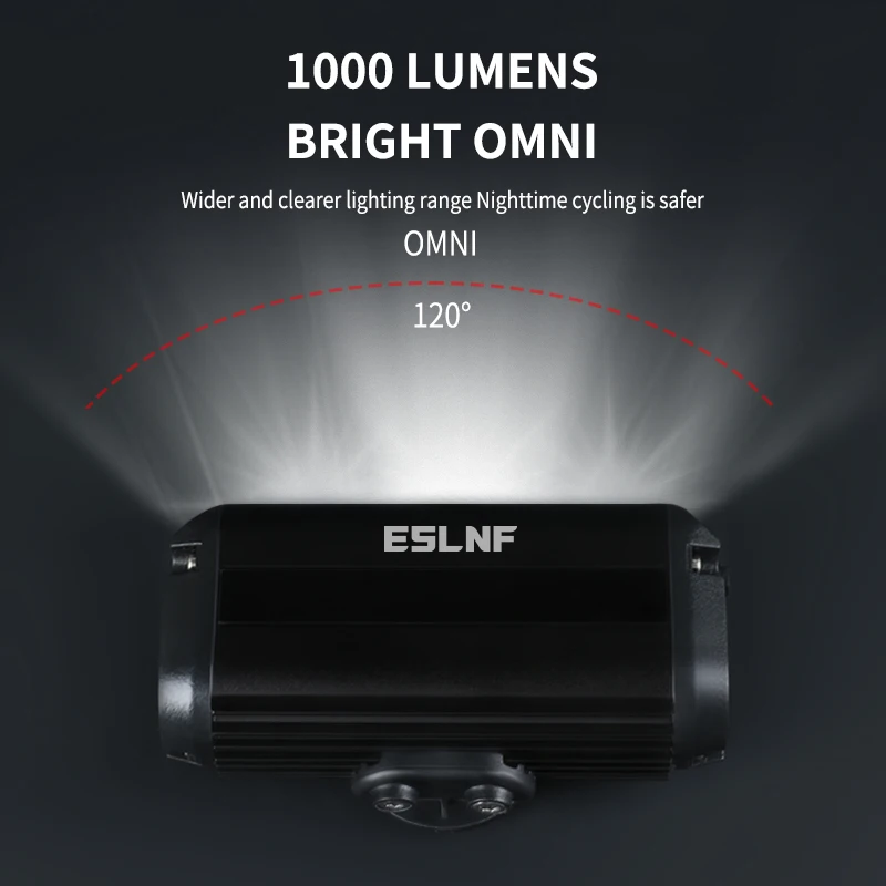 Lampu Depan Sepeda MTB ESLNF 1 - Rechargeable Bicycle Headlight 1000 Lumen ulasan dan harga