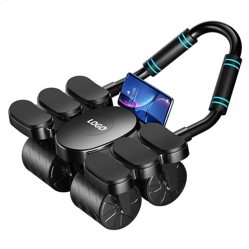 Alat Latihan Otot Perut Pria E - Ab Roller Wheel With Elbow Support ulasan dan harga