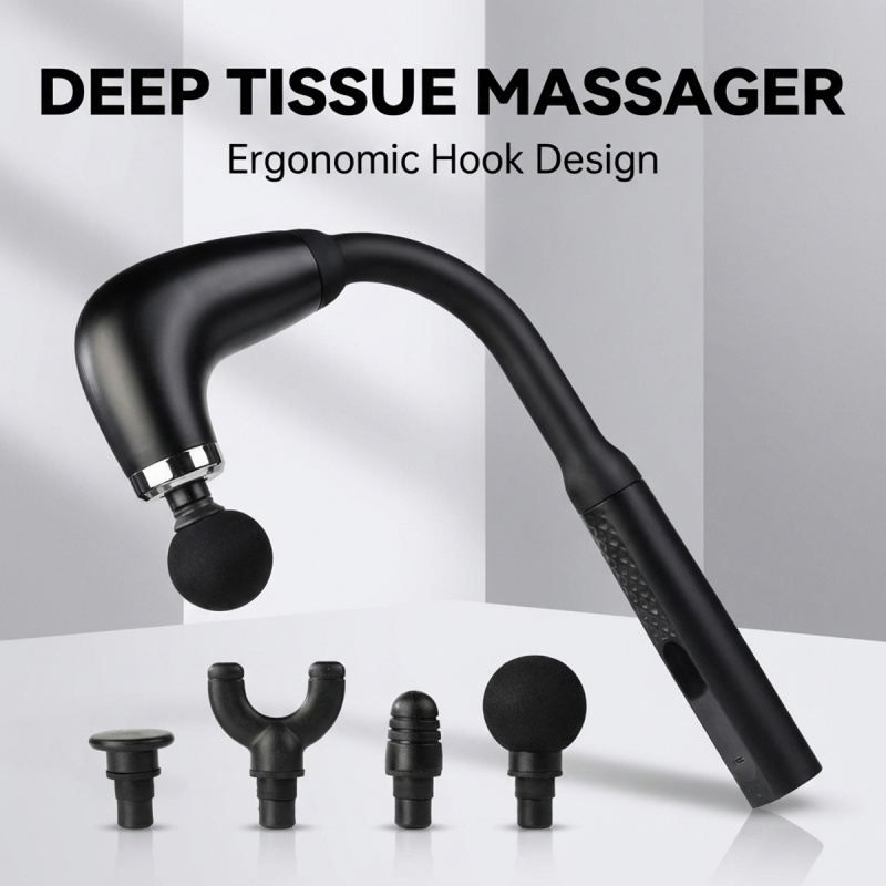 Pistol Pijat Otot Elektrik den - Electric Massage Gun Deep Tissue ulasan dan harga