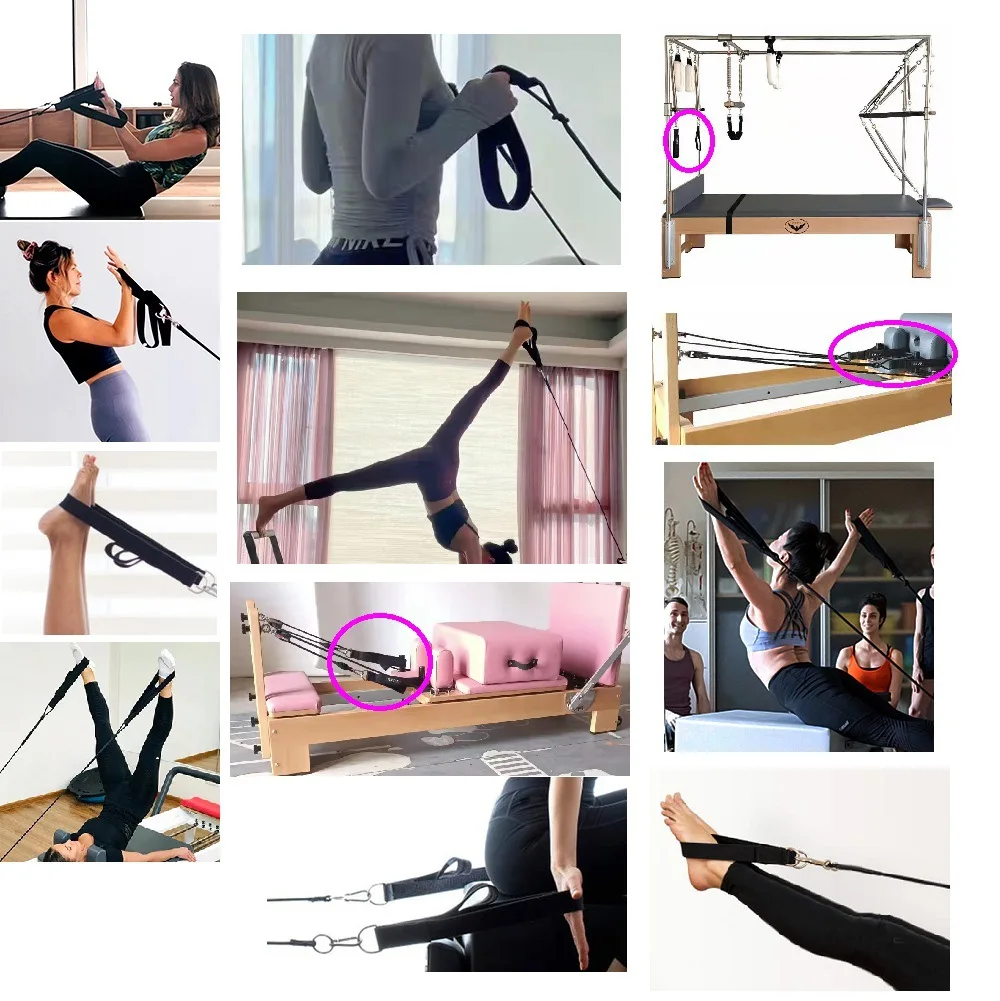 Aksesoris Latihan Yoga Pilates - Pilates Bar Kit With Resistance Bands ulasan dan harga