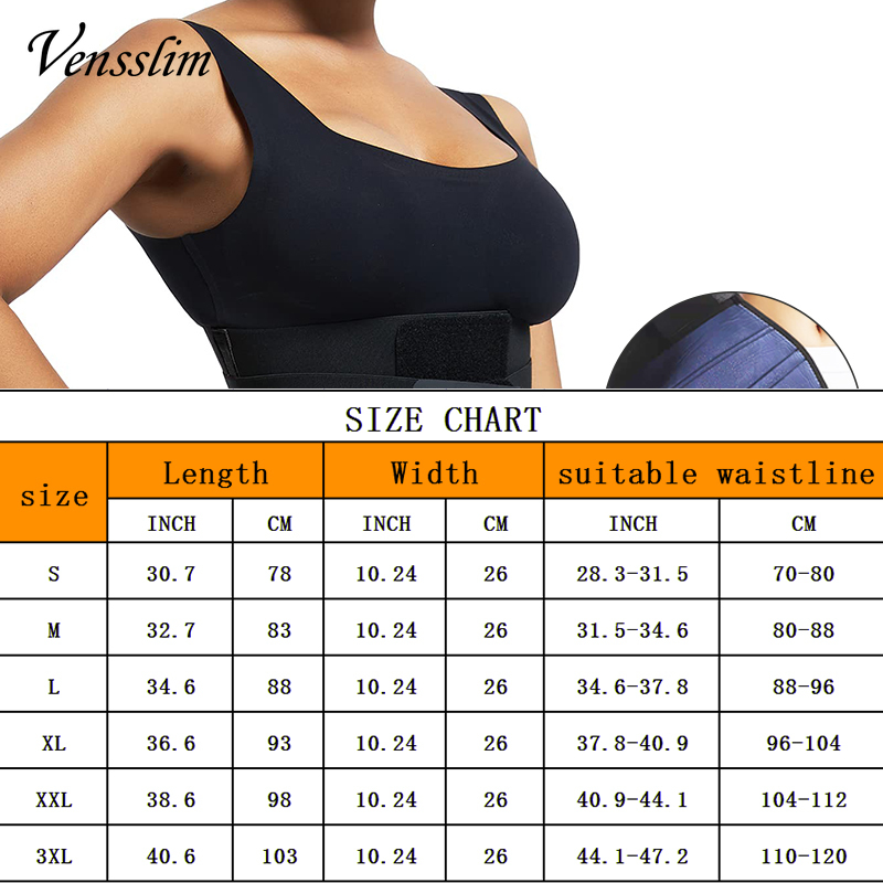 Vensslim Korset Pelangsing Pin - Sweat Waist Trainer Belt Neoprene ulasan dan harga