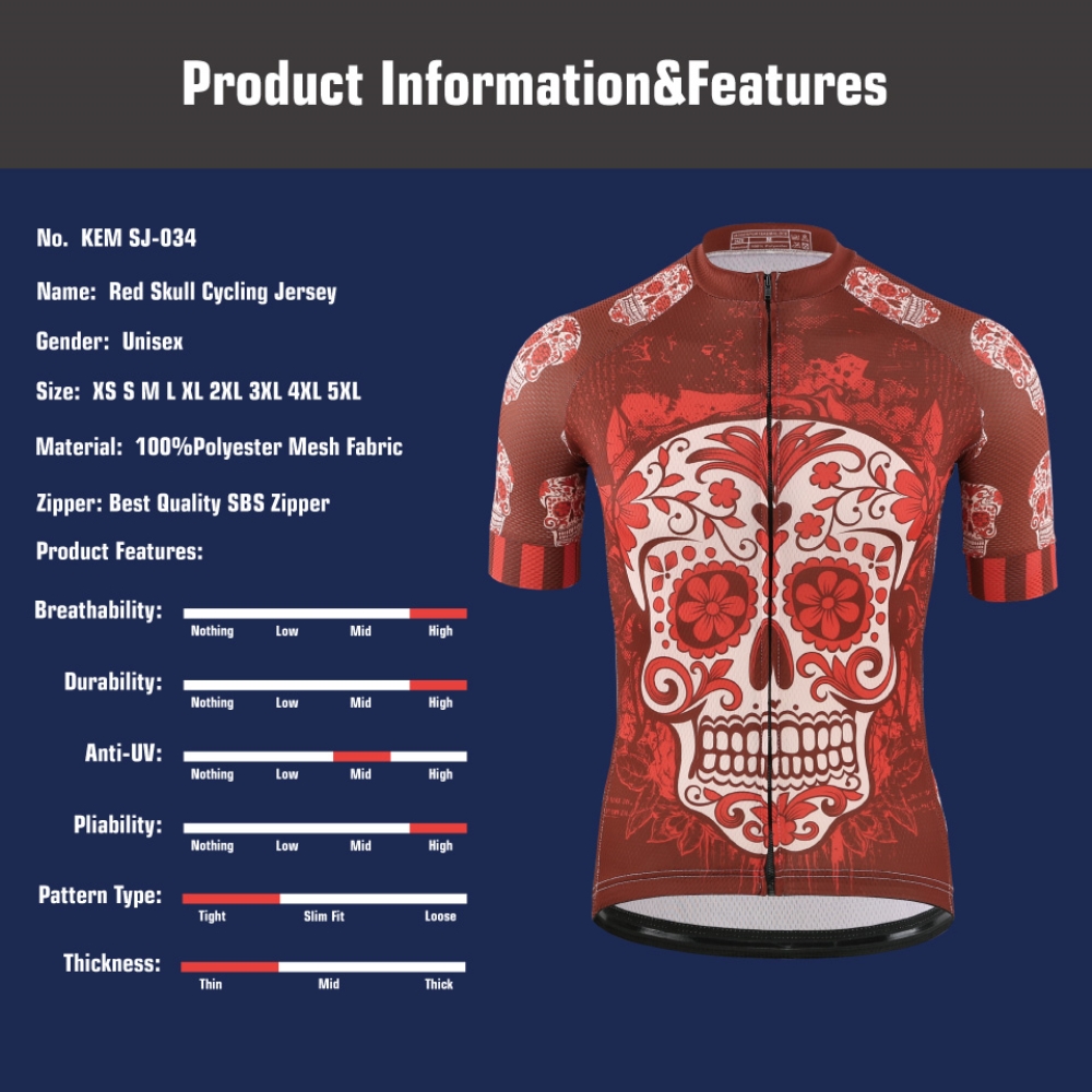 KEMALOCE Merah Bersepeda Jerse - Padded Cycling Shorts 5D Gel ulasan dan harga