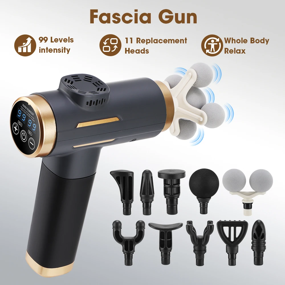 Pistol Pijat Fascia Elektrik 2 - Electric Massage Gun Deep Tissue ulasan dan harga