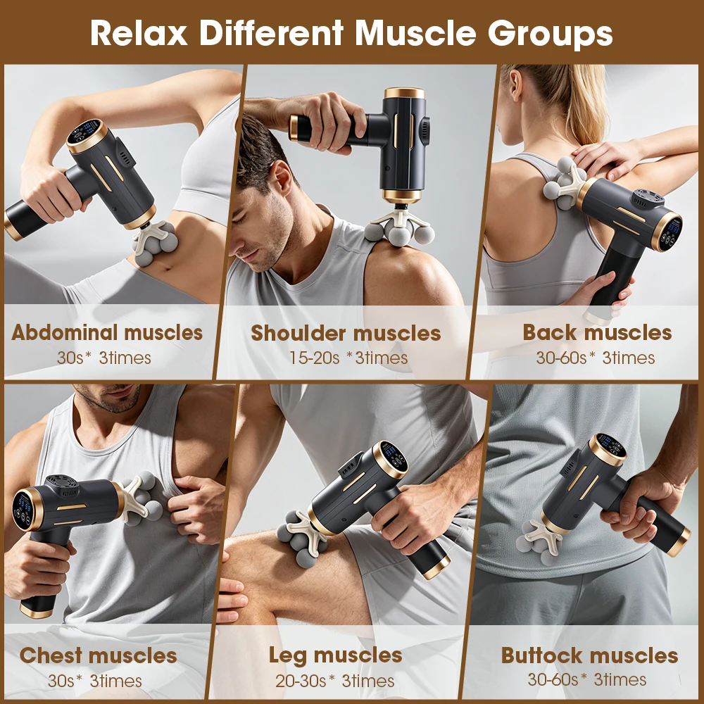 Pistol Pijat Fascia Elektrik 2 - Electric Massage Gun Deep Tissue ulasan dan harga