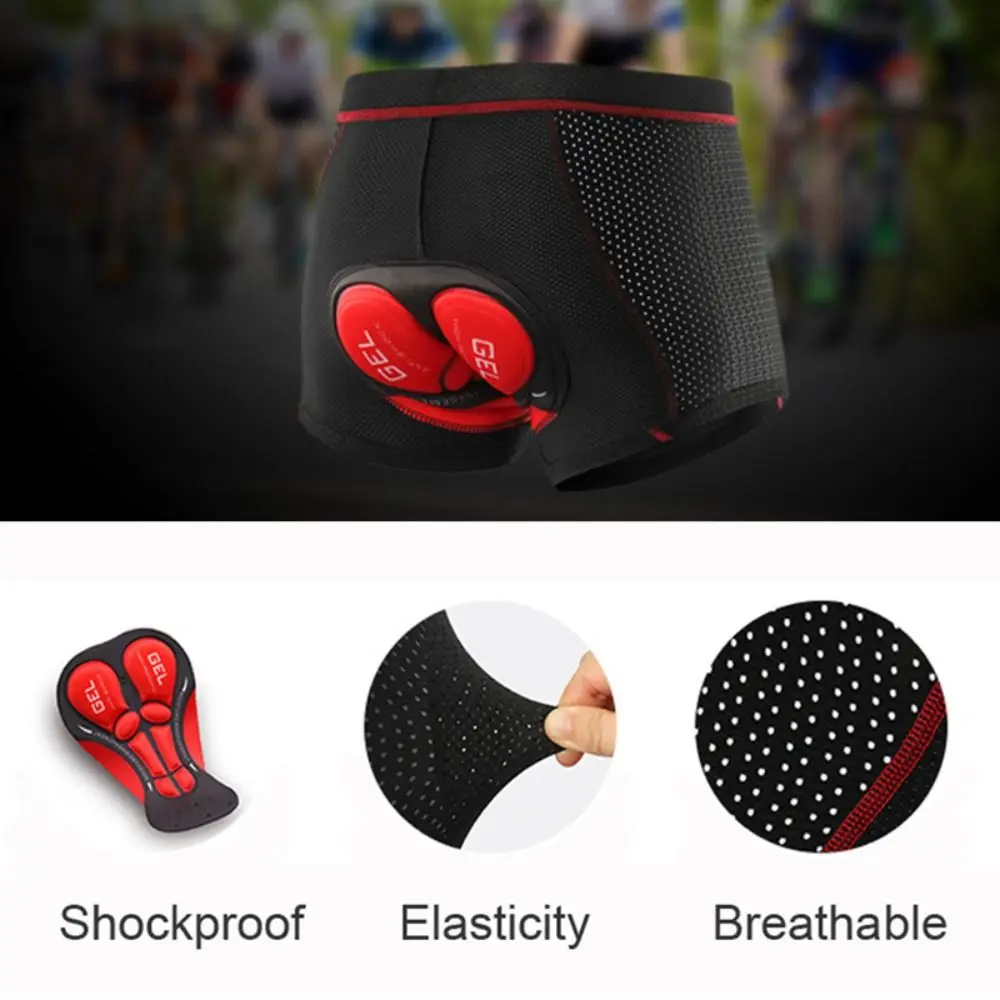 Celana Dalam Bersepeda Anti Gu - Padded Cycling Shorts 5D Gel ulasan dan harga