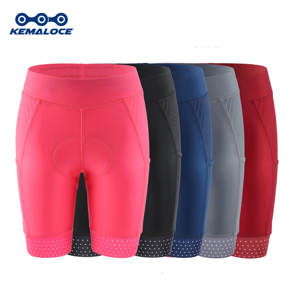 KEMALOCE celana pendek bersepe - Padded Cycling Shorts 5D Gel ulasan dan harga