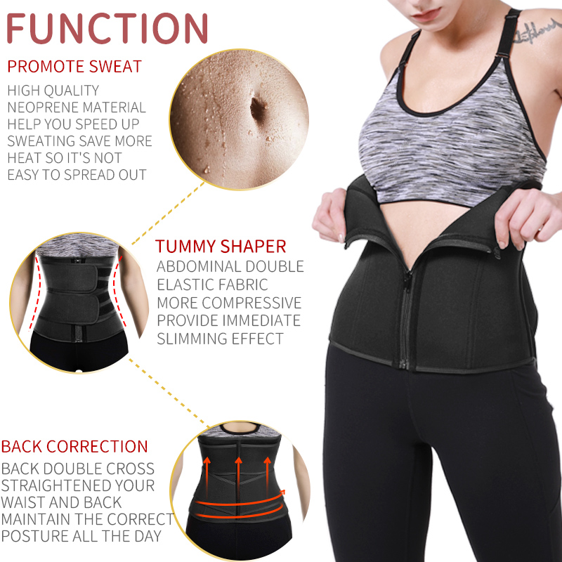 Korset Pelangsing Perut Wanita - Sweat Waist Trainer Belt Neoprene ulasan dan harga