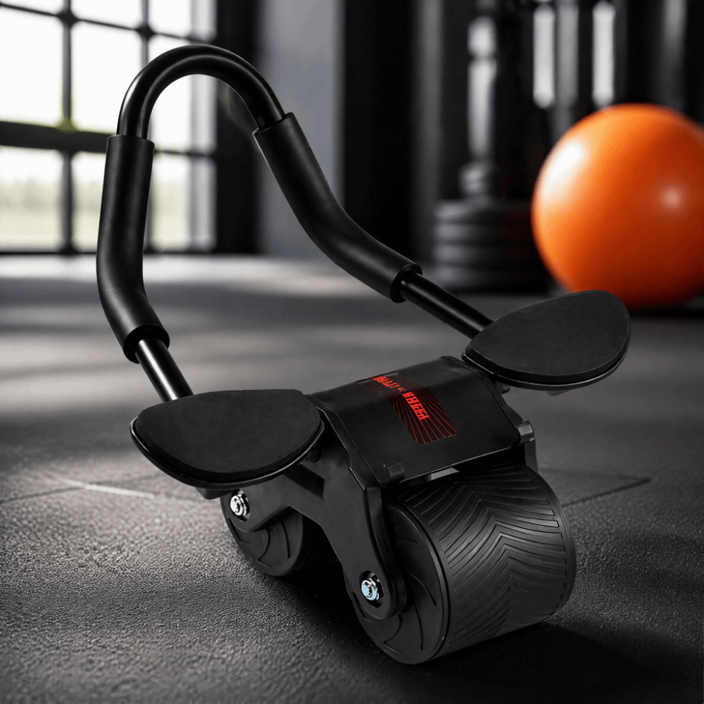 Roda Ab Roller Otomatis yang D - Ab Roller Wheel With Elbow Support ulasan dan harga