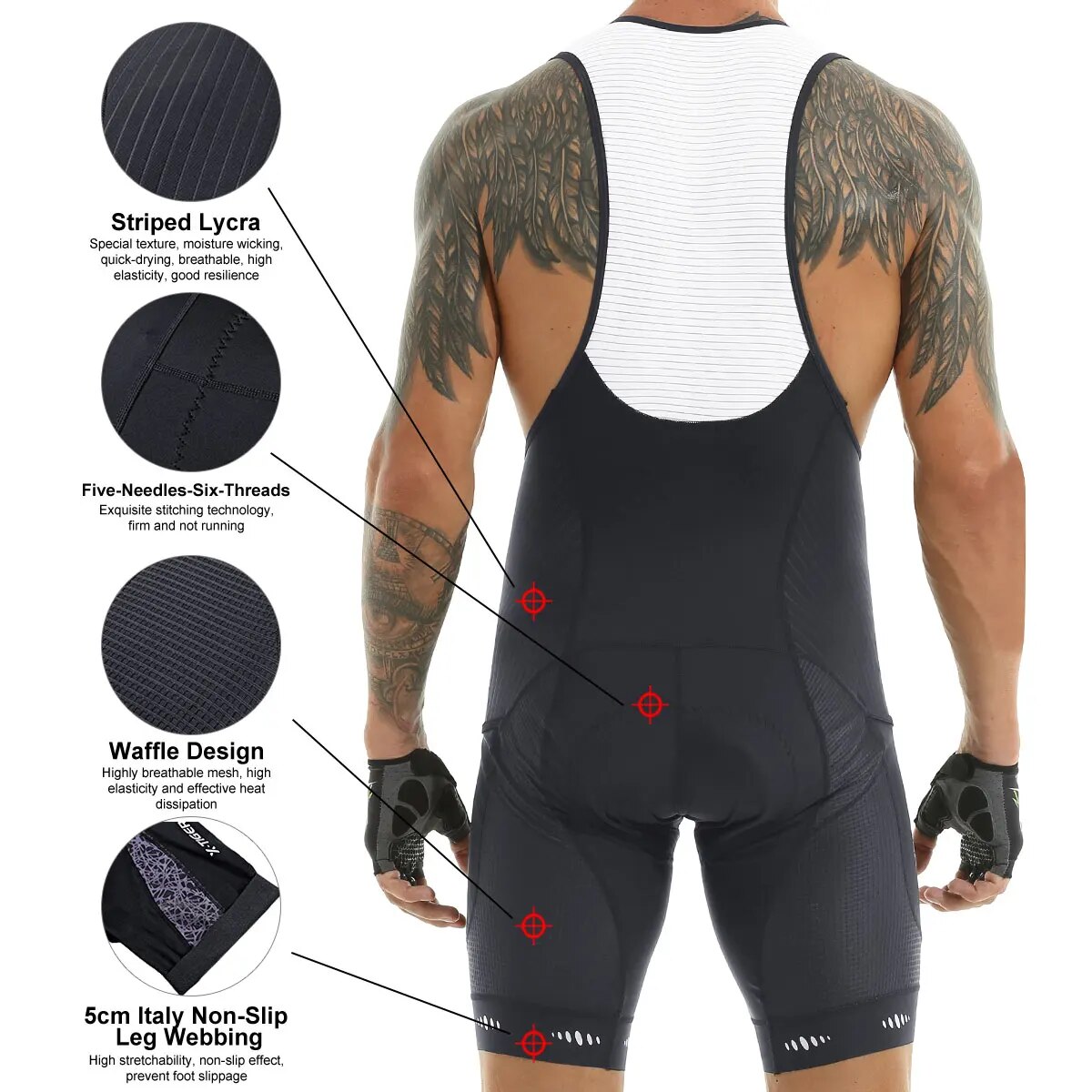 Celana pendek Bib bersepeda, c - Padded Cycling Shorts 5D Gel ulasan dan harga