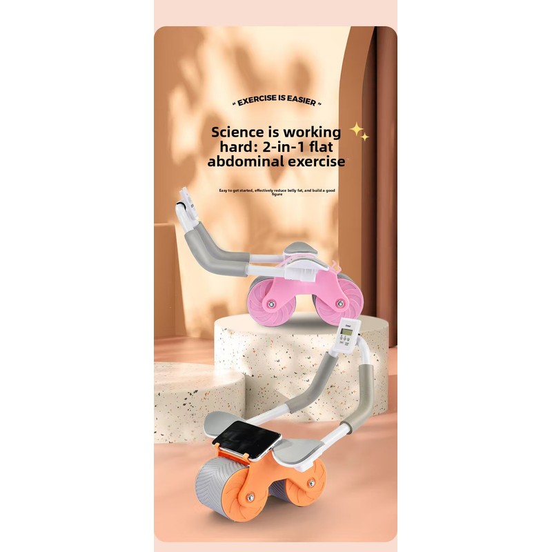 Roda Roller Ab Roller Otomatis - Ab Roller Wheel With Elbow Support ulasan dan harga