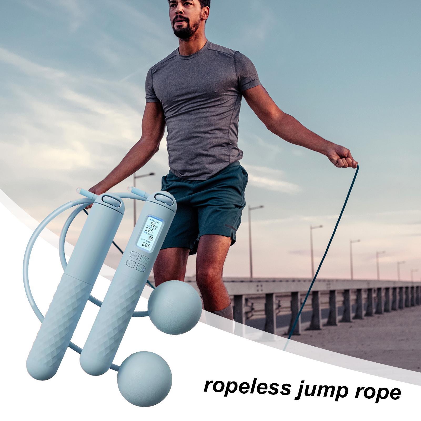 Tali Lompat Tanpa Tali Dengan  - Smart Jump Rope Digital Counter ulasan dan harga