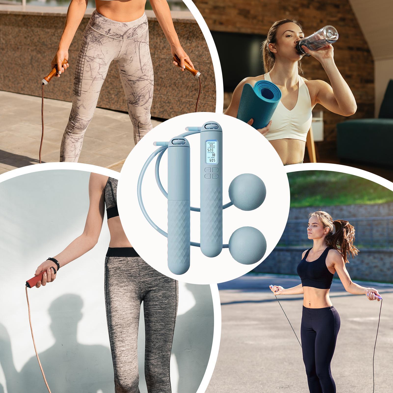 Tali Lompat Tanpa Tali Dengan  - Smart Jump Rope Digital Counter ulasan dan harga