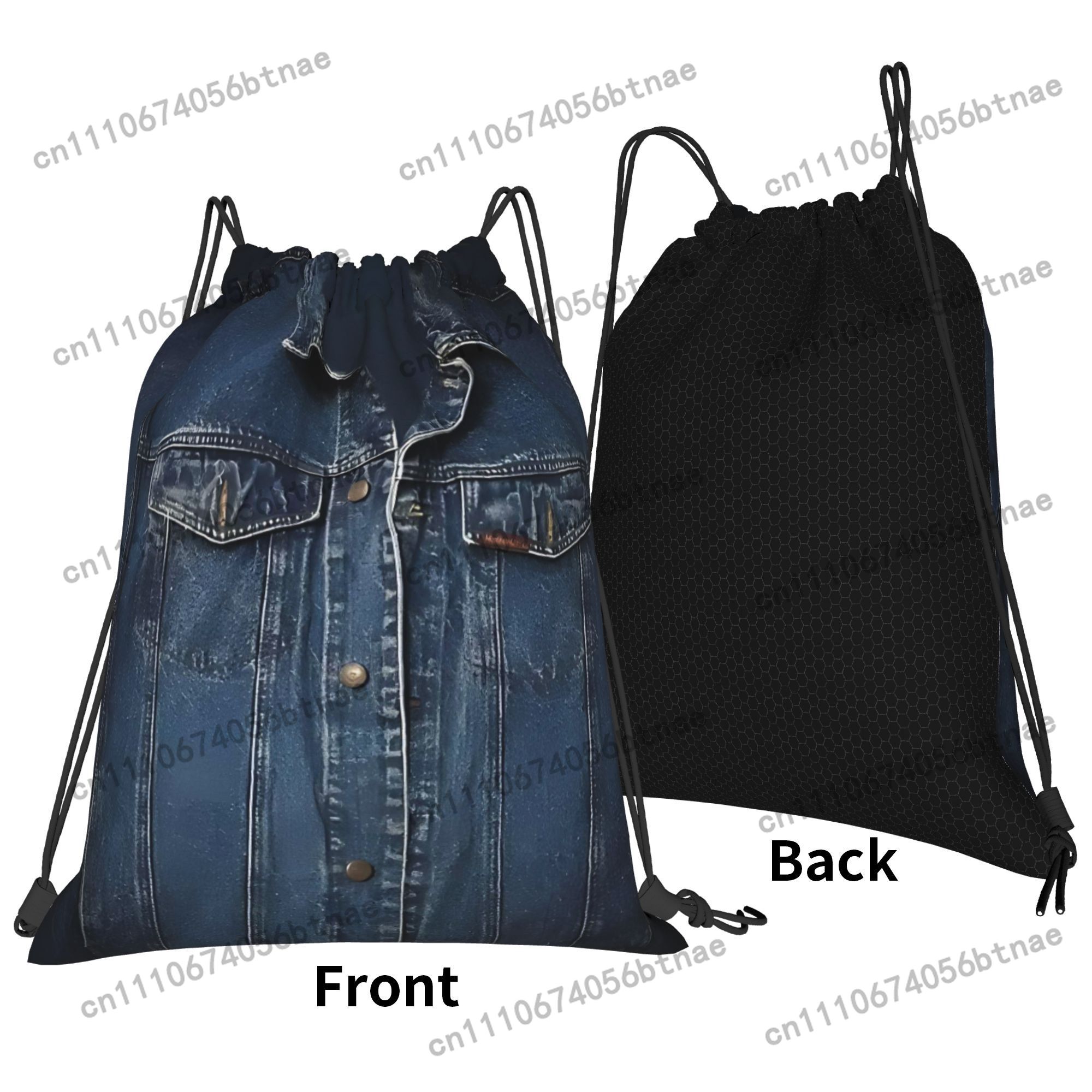 Tas Serut Bermotif Denim untuk - Cycling ulasan dan harga