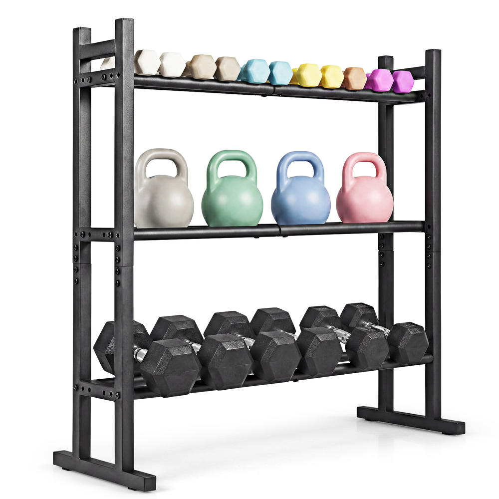 Rak Dumbbell 3 Tingkat Heavy D - Fitness Equipment ulasan dan harga