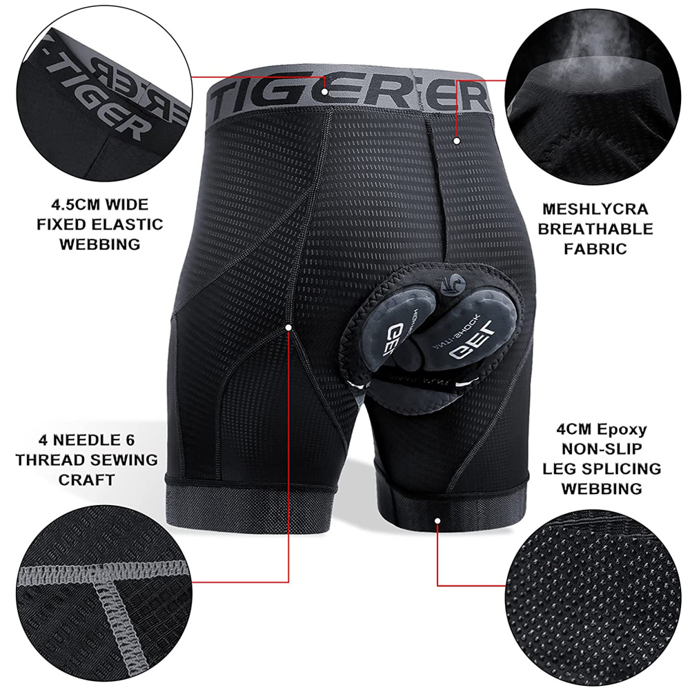 Celana Dalam Bersepeda Pria X- - Padded Cycling Shorts 5D Gel ulasan dan harga