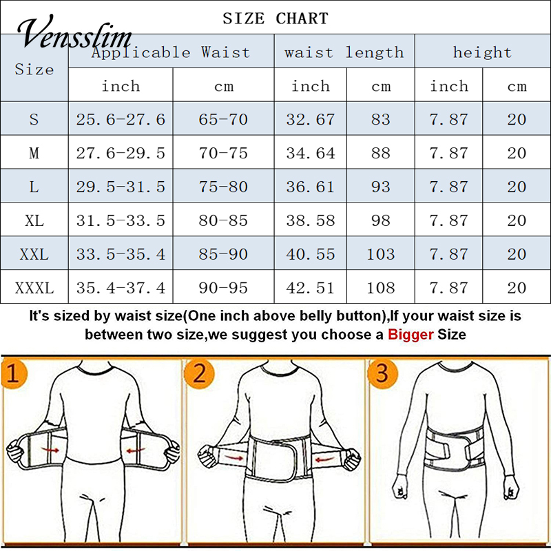 Vensslim korset pelangsing pri - Sweat Waist Trainer Belt Neoprene ulasan dan harga