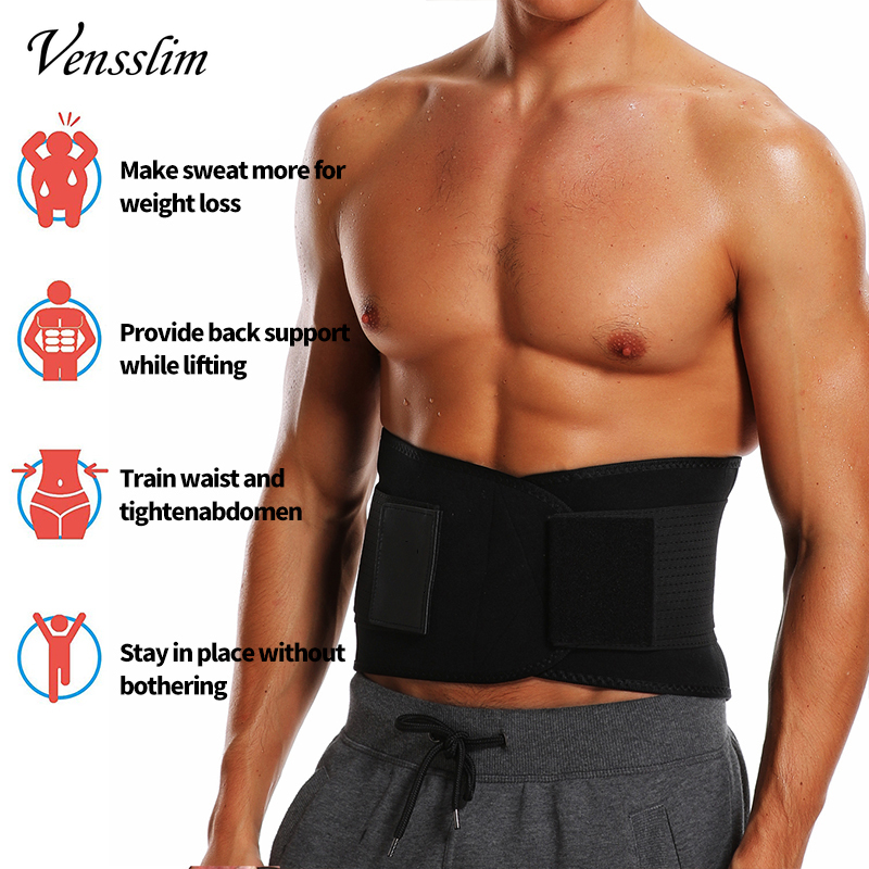 Vensslim korset pelangsing pri - Sweat Waist Trainer Belt Neoprene ulasan dan harga