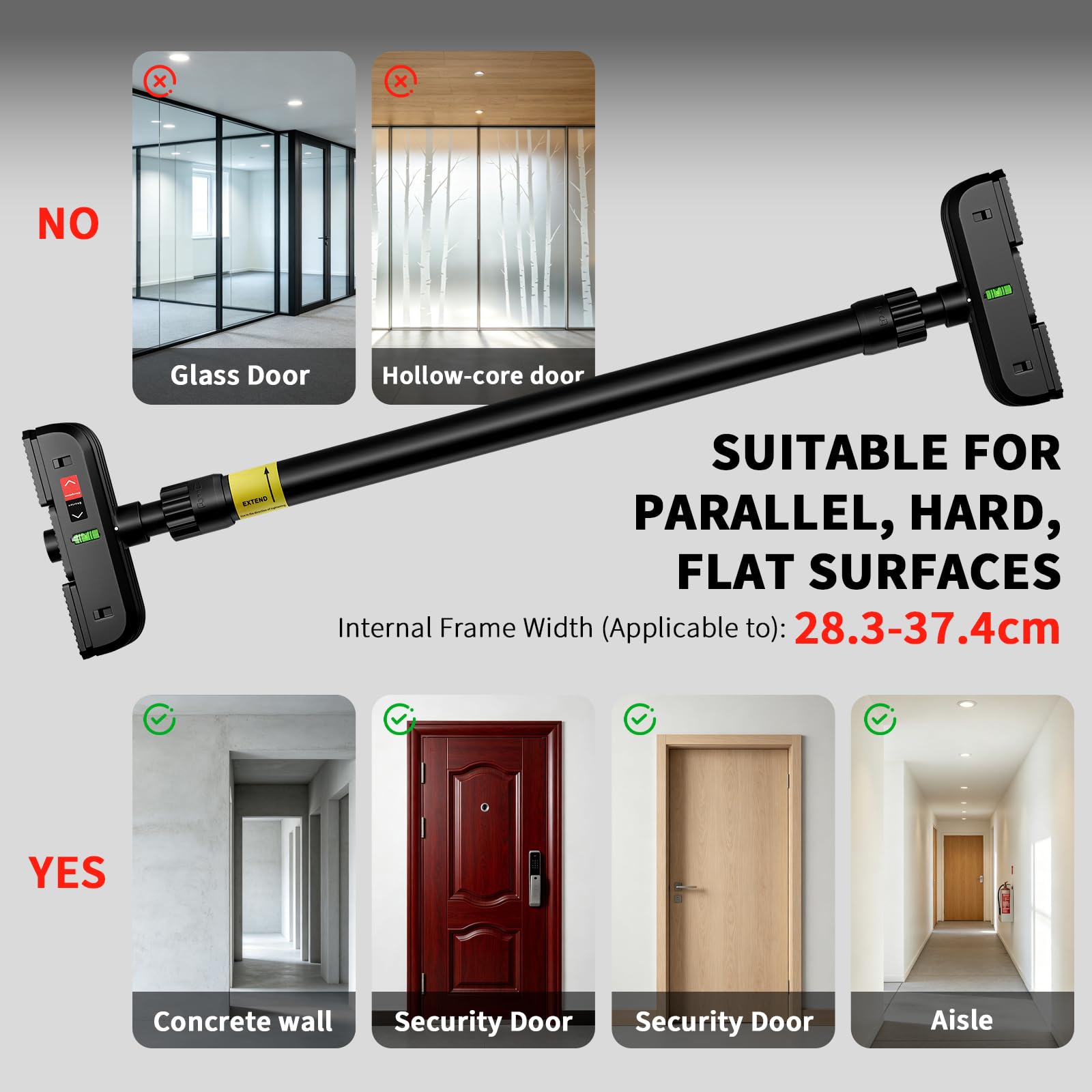 Pull Up Bar untuk Pintu, Chin  - Door Pull Up Bar No Screw ulasan dan harga