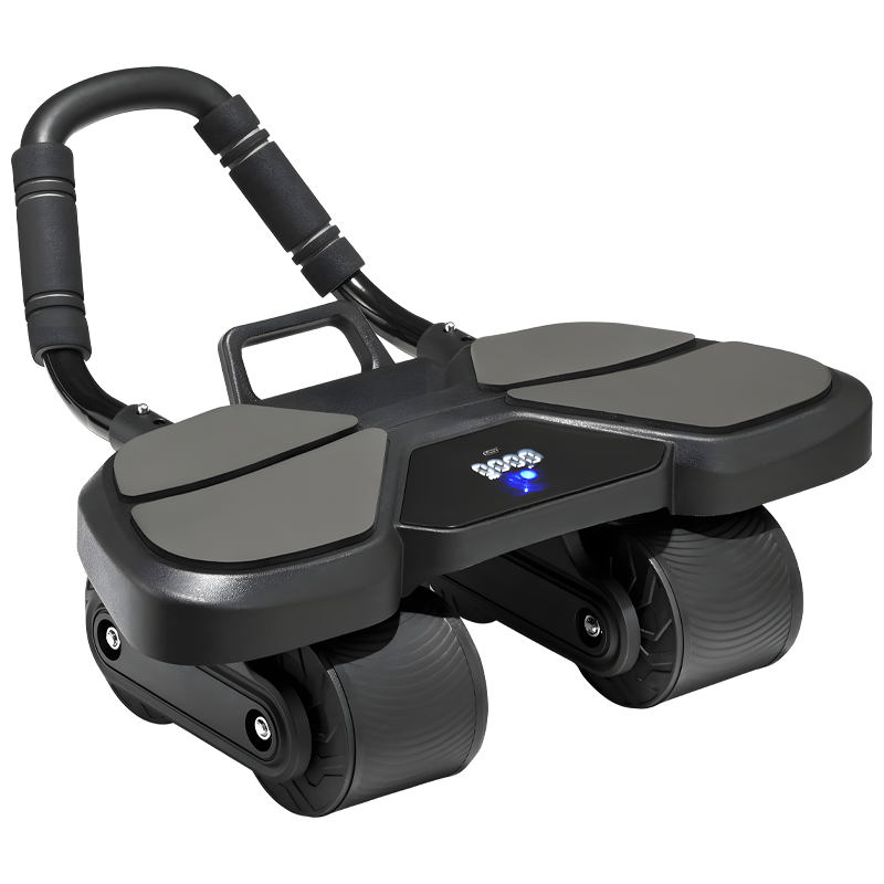 Roller Roda Ab Hitam dengan Pe - Ab Roller Wheel With Elbow Support ulasan dan harga