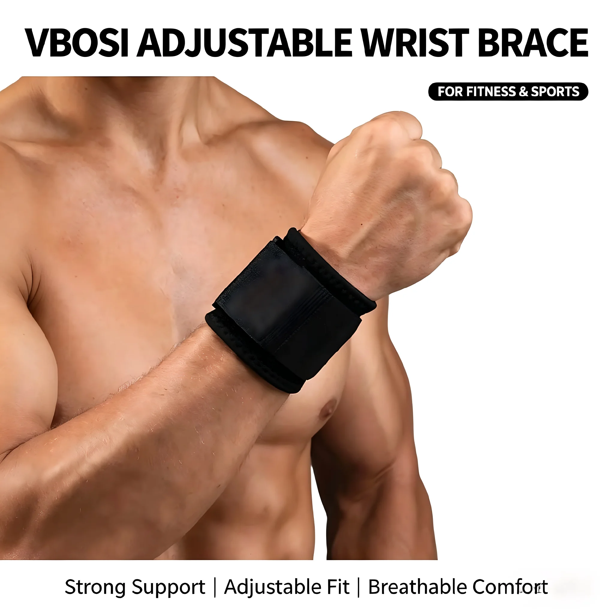 Pembalut Pergelangan Tangan Pr - Wrist Wraps Weightlifting Support ulasan dan harga